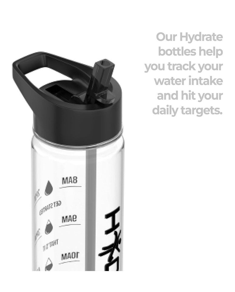 HYDRATE Clear Water Bottle